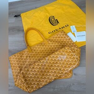 *Sold* Authentic Goyard Saint Louis PM Bag Yellow